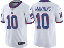 New York Giants Eli Manning White Color Rush Limited Jersey