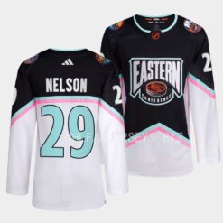 New York Islanders Brock Nelson 2023 NHL All-Star Black Eastern Conference Jersey