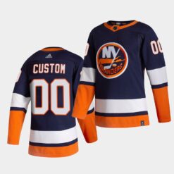 New York Islanders Custom Reverse Navy Special Edition Jersey