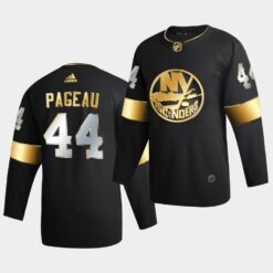 New York Islanders jean-gabriel pageau Golden Edition Limited Black Jersey