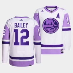 New York Islanders Josh Bailey HockeyFightsCancer White Jersey