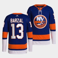 New York Islanders Mathew Barzal Home Royal Jersey