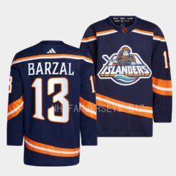 New York Islanders Mathew Barzal Reverse Navy Jersey