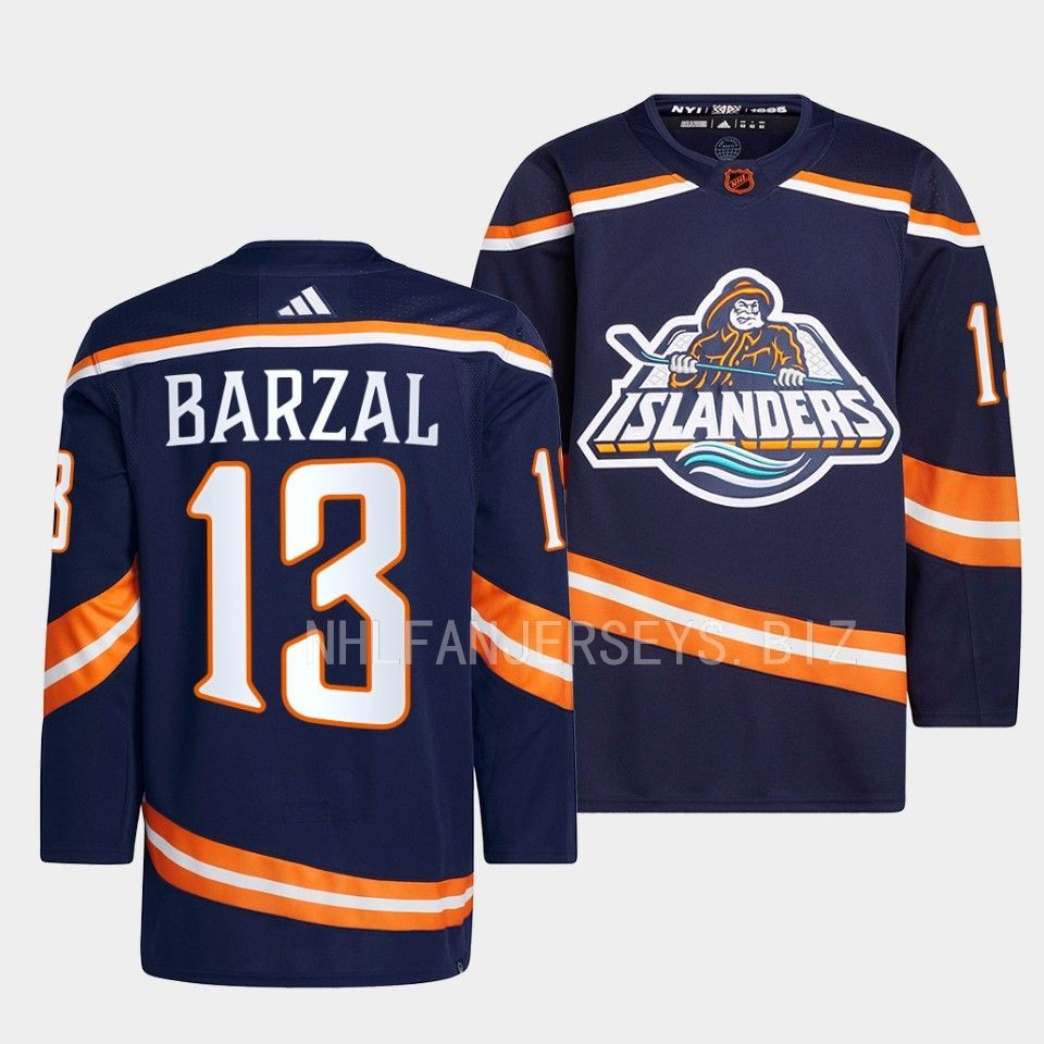 New York Islanders Mathew Barzal Reverse Navy Jersey New York Islanders Mathew Barzal Reverse Navy Jersey