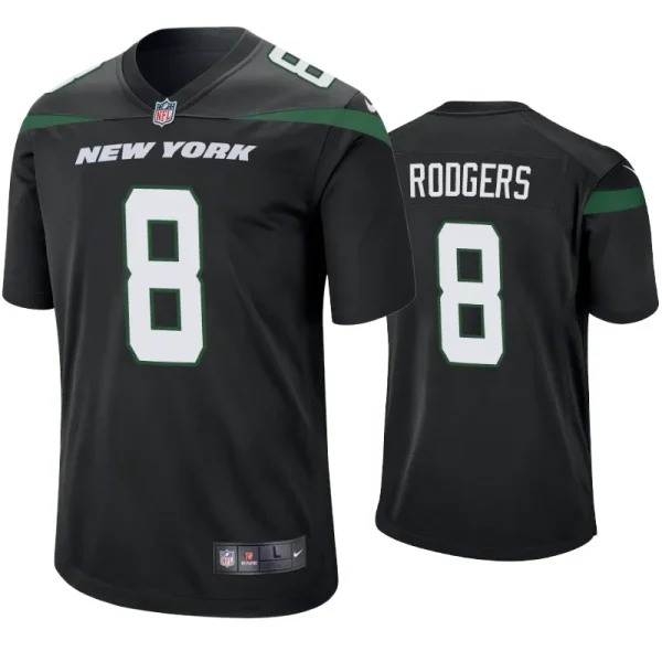 New York Jets Aaron Rodgers Black Jersey New York Jets Aaron Rodgers Black Jersey