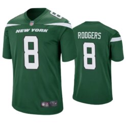 New York Jets Aaron Rodgers Green Jersey