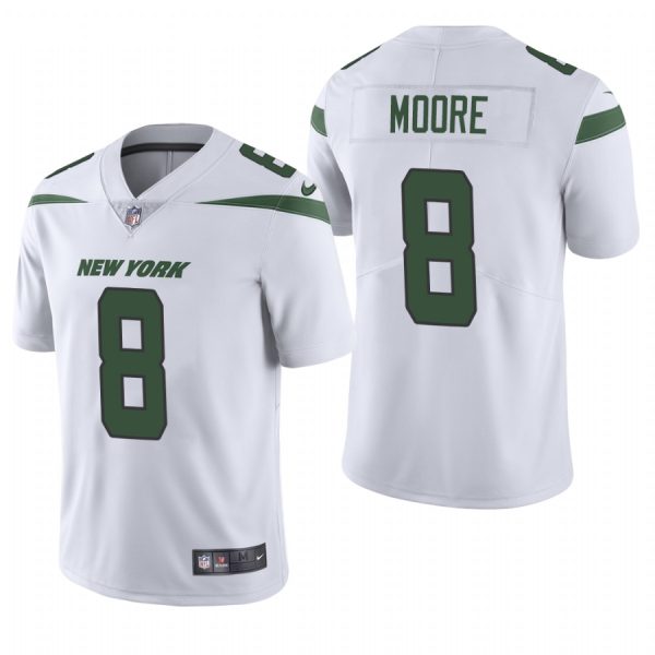 New York Jets Elijah Moore White Limited Jersey New York Jets Elijah Moore White Limited Jersey
