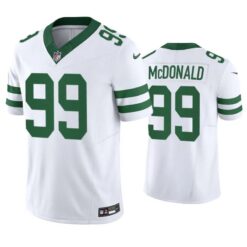 New York Jets Will McDonald White Legacy Limited Jersey
