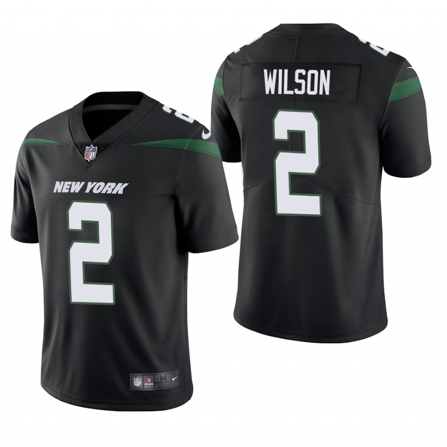 New York Jets Zach Wilson Black Limited Jersey New York Jets Zach Wilson Black Limited Jersey