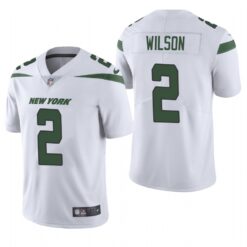 New York Jets Zach Wilson White Limited Jersey