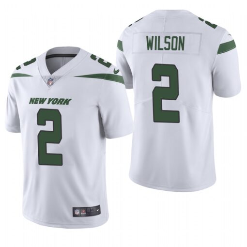 New York Jets Zach Wilson White Limited Jersey