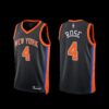 New York Knicks Derrick Rose 2022-23 Statement Edition Jersey Navy