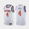 New York Knicks Derrick Rose Blue Throwback Jersey
