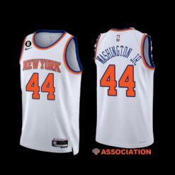 New York Knicks Duane Washington Jr. 2022-23 Association Edition Jersey White