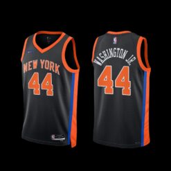 New York Knicks Duane Washington Jr. 2022-23 City Edition Jersey Black