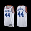 New York Knicks Derrick Rose White Throwback Jersey