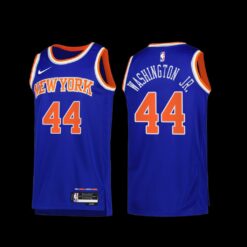 New York Knicks Duane Washington Jr. 2022-23 Icon Edition Jersey Blue