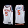 New York Knicks Evan Fournier 2022-23 Icon Edition Jersey Blue