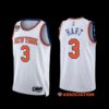New York Knicks Jalen Brunson 2022-23 Statement Edition Jersey Navy