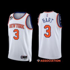 New York Knicks Josh Hart 2022-23 Association Edition Jersey White