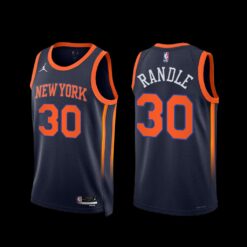 New York Knicks Julius Randle 2022-23 Statement Edition Jersey Navy