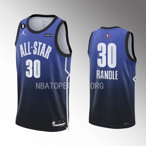 New York Knicks Julius Randle 2023 NBA All-Star Blue Jersey