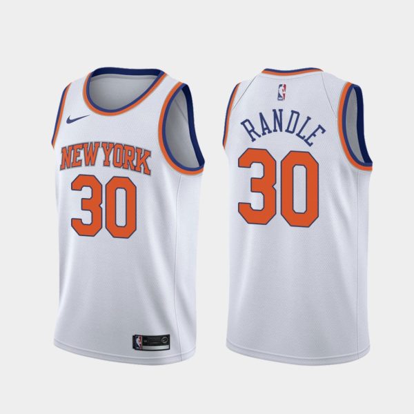 New York Knicks Julius Randle White Association Jersey New York Knicks Julius Randle White Association Jersey