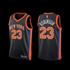 New York Knicks Mitchell Robinson 2022-23 City Edition Jersey Black
