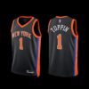 New York Knicks Patrick Ewing Blue Throwback Jersey