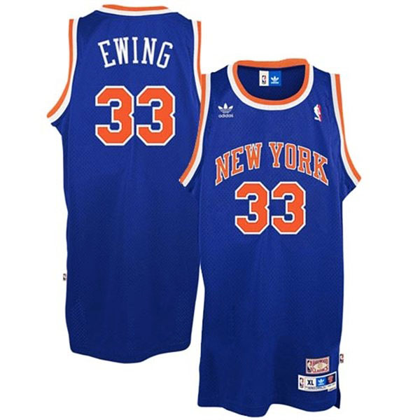 New York Knicks Patrick Ewing Blue Throwback Jersey New York Knicks Patrick Ewing Blue Throwback Jersey