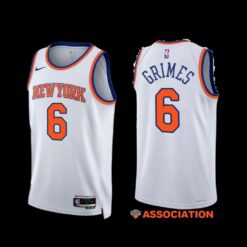 New York Knicks Quentin Grimes 2022-23 Association Edition Jersey White