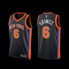 New York Knicks Patrick Ewing White Throwback Jersey