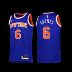New York Knicks Quentin Grimes 2022-23 Icon Edition Jersey Blue