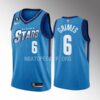 New York Knicks RJ Barrett 2021 Blue Statement Jersey