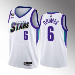 New York Knicks Quentin Grimes 2023 NBA Rising Stars White Jersey