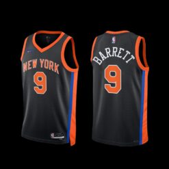 New York Knicks RJ Barrett 2022-23 City Edition Jersey Black