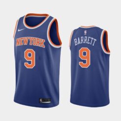 New York Knicks RJ Barrett Blue Jersey