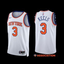New York Knicks Trevor Keels 2022-23 Association Edition Jersey White