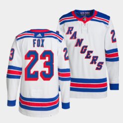 New York Rangers Adam Fox Away White Jersey
