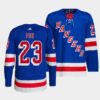 New York Rangers Adam Fox Garden of Dreams Blue Jersey
