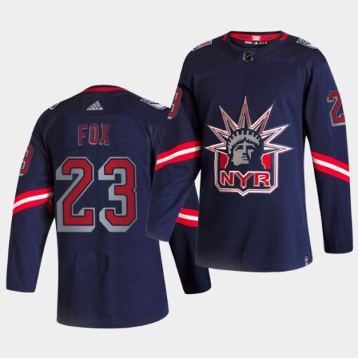 New York Rangers Adam Fox Reverse Navy Special Edition Jersey