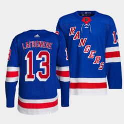 New York Rangers Alexis Lafreniere Home Blue Jersey