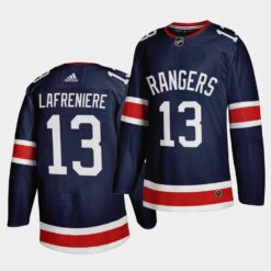New York Rangers Alexis Reverse Lafrenire Navy Jersey