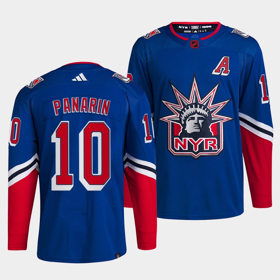New York Rangers Artemi Panarin Reverse Blue Jersey New York Rangers Artemi Panarin Reverse Blue Jersey