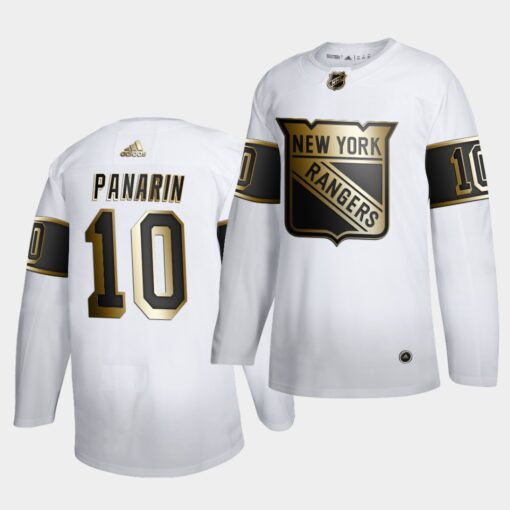 New York Rangers Artemi Panarin White Golden Edition Jersey