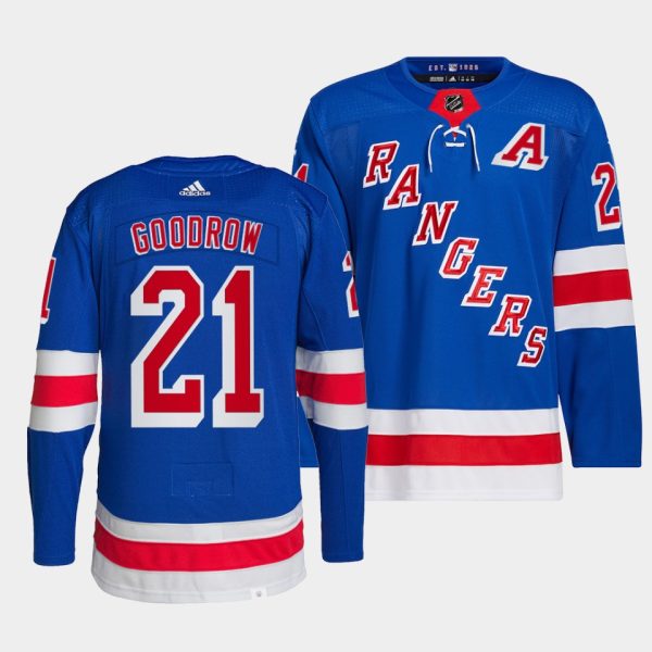 New York Rangers Barclay Goodrow Home Blue Jersey New York Rangers Barclay Goodrow Home Blue Jersey