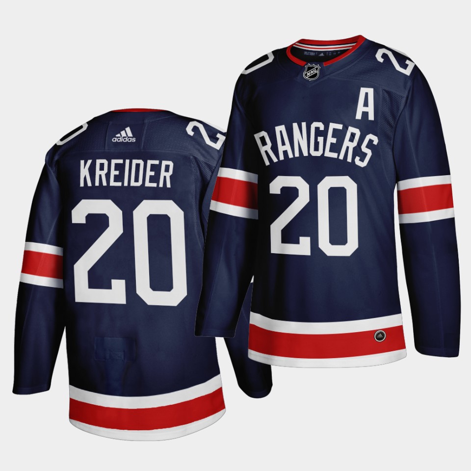 New York Rangers Chris Kreider Reverse Navy Jersey New York Rangers Chris Kreider Reverse Navy Jersey