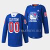 New York Rangers Custom 2023 St. Patricks Day Green Jersey