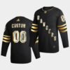 New York Rangers Custom Reverse Navy Jersey