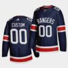 New York Rangers Custom Pride Night Royal Jersey